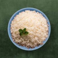 Steamed Rice · 8 oz. Long grain aromatic basmati rice, steamed to perfection