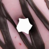 Chocolate Covered Strawberry · Strawberry Icing with Chocolate Drizzle