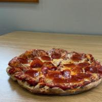 “Hole-In-One” Topping Pizza · Hand-tossed dough with sauce, cheese and your choice of topping.