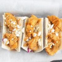 Fish Tacos · SERVED WITH  COLESLAW, TARTAR SAUCE, AND HOT SAUCE FRIED OR GRILLED (ADDITIONAL CHARGE TO GR...
