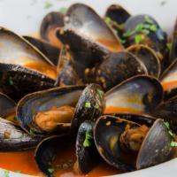 Mussels · PEI mussels served in your choice of white or red sauce