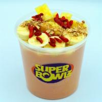 Power Bowl · Goiaba berry, granola, banana, pineapple, goji berry.