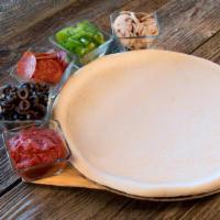 Build Your Own Pizza (Small) · Start with our house blend of cheeses, and add your favorite toppings to make a creation all...