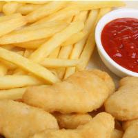 6 Piece Chicken Nuggets With Fries · 