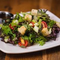Children'S House Salad · mixed greens, grape tomatoes, cucumber, croutons and house vinaigrette.