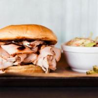 Smoked Turkey · Sliced turkey available hot and ready to serve or fully smoked then chilled to serve at a la...