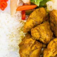 Curried Chicken · A regular size of Curry chicken. No sides included. (Just Meat). Feed 1-2 people.