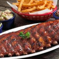 Louis Ribs, Full Slab · Meaty St. Louis-style ribs, smoked low & slow for 4-5 hours, with two Southern Sides. Add a ...