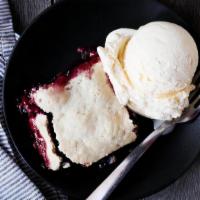 Blackberry Cobbler · Ask about today’s seasonal selection.