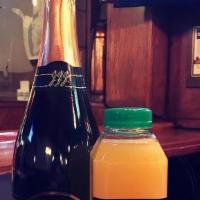 Mimosa Kit · A full bottle of Champagne and Side bottle of Orange Juice!