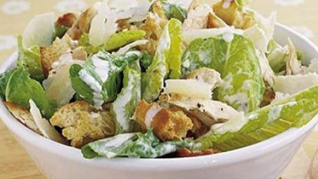 Chicken Caesar Salad (1-2 People) · Traditional Caesar salad with roasted chicken