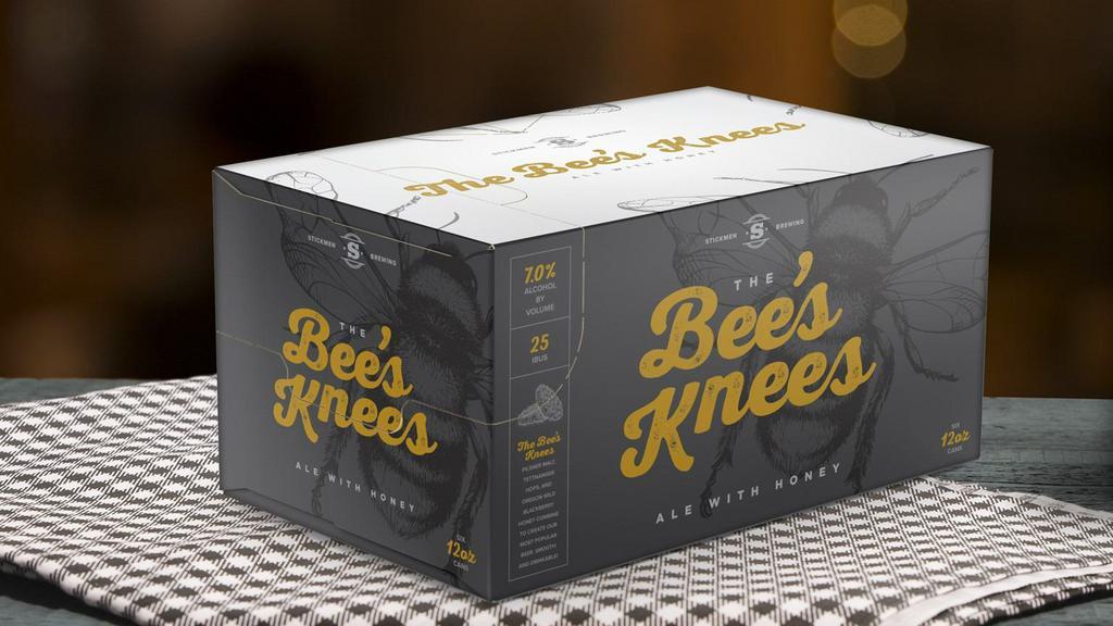 6-Pack Bee'S Knees · 6-pack 12oz cans. Price includes 60 cent can deposit.

Honey Ale