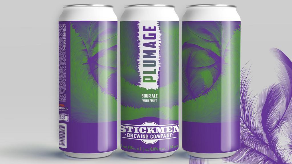 4-Pack Plumage · 4-pack 16oz cans sour ale brewed with plums and bergamot. ABV 6.8%