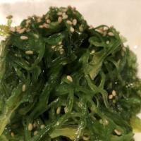 Japanese Seaweed Salad · Japanese marinated seaweed salad, sesame seeds.