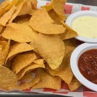 Chips And Salsa · Our house-made tortilla chips with homemade fresh salsa