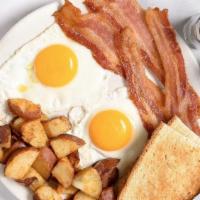 Breakfast Special Number 2 · Two eggs, Homefries, toast, and your choice of bacon, ham or sausage. Consuming raw or under...