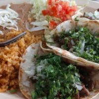 Taco Dinner (3 Tacos) · Taco Dinner (3 Tacos)