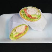 California Turkey Wrap · Turkey breast, provolone cheese, avocado, lettuce, tomatoes, & ranch dressing on wrap