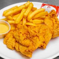 Chicken Tender (3 Pc) With Fries · 
