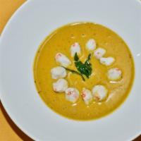 Yellow Crab Curry · Maryland jumbo crab lumps, lightly simmered in turmeric, coconut milk, red chili and royal c...