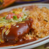 Lunch #7. Tamale, Rice, Beans · 