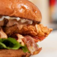 Crispy Chicken Sandwich · Our delicious tender chicken soaked in buttermilk and tossed in our famous rosemary seasonin...
