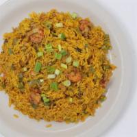Crawfish Rice · New Orleans style Cajun Crawfish Fried Rice.