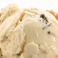 Chocolate Chip Cookie Dough Ice Cream (Item #63225) · A vanilla based ice cream with cookie dough pieces and chocolate chips throughout.