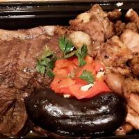 10 Oz Steak Buenos Aires · Sliced skirt steak served with a bordelaise mushroom sauce.