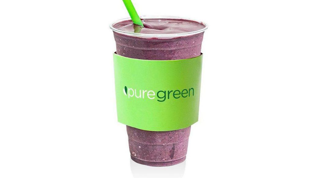 Pure Berry Smoothie (Antioxidants) · Ingredients:  Blueberries, strawberries, banana, grass-fed whey protein, & coconut water.

Organic | non-gmo | made-with-love.

The Pure Berry Smoothie has a berry base of blueberries and strawberries with a touch of banana which is blended with coconut water and grass-fed whey protein for a creamy and tangy taste. There is a high dose of antioxidants and polyphenols in this smoothie from all the key ingredients.