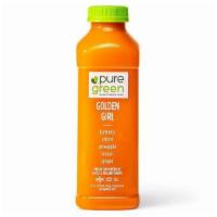 Golden Girl, Cold Pressed Juice (Anti Inflammatory) · Ingredients: Turmeric, carrot, pineapple, lemon, & ginger.

One of the key active ingredient...