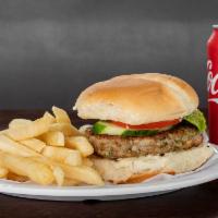 Chicken Burger · With Fries