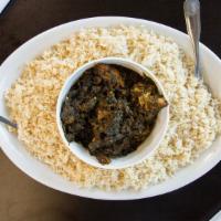 Read Oil  Potato Greens With  Rice · 