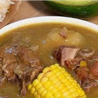 Sancocho Medium / Sancocho Mediano  · All soups are served with rice