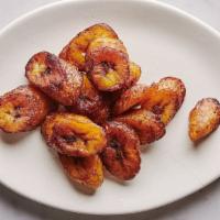 Plantains · Sweet plantains fried to a crisp golden brown.