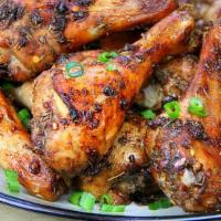 Family Size Jerk Chicken · 8 Pieces of Jerk Chicken, w/ your choice of rice and two sides