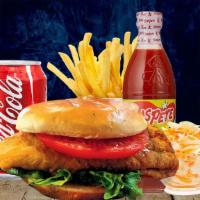 Fish Sandwich - Plate · 2 sides and drink. Subject to season and availability.