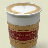 Cappuccino · A cappuccino is a coffee drink made with espresso, steamed milk and frothed milk.12 ounce ge...