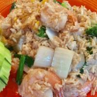 Basil Rice · Thai basil, egg onion, and bell pepper.