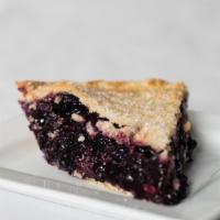Blueberry Pie Slice · Indulge yourself.