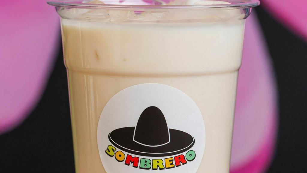 Horchata Grande · Our version of a traditional Mexican drink made with sweet rice milk & cinnamon