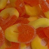 Peach Rings · Just peachy! Our Gummi Peach Rings are bursting with bright, fresh peach flavor.