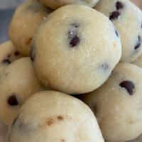 Cookie Dough · almond flour, coconut flour, local maple syrup, coconut oil, vanilla, vegan dark chocolate.