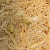 Singapore Rice Noodles · Shrimp, chicken and beef. Hot and spicy.