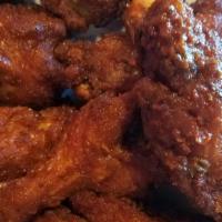 Wings · 1lb fried or grilled wings tossed in your choice of Buffalo, BBQ, Old Bay, Plain, or Jerk (j...
