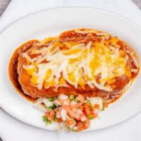 North Of The Border Burrito · Large flour tortilla filled with 