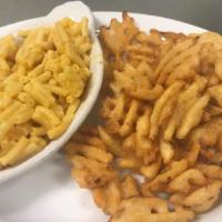 Kids Mac N Cheese · Kids portion of the original - Kraft Mac & Cheese with your choice of one kids side option.