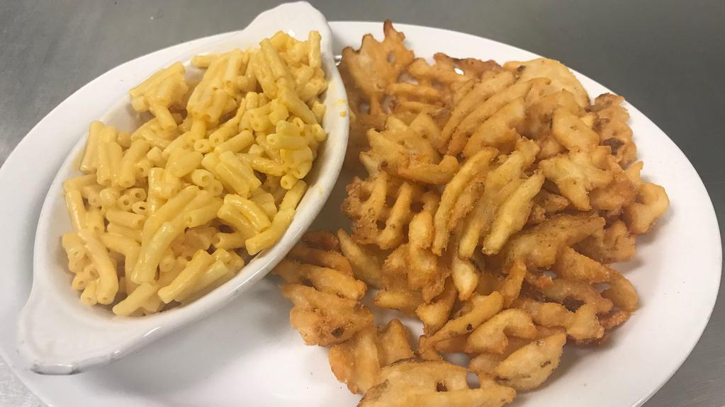 Kids Mac N Cheese · Kids portion of the original - Kraft Mac & Cheese with your choice of one kids side option.