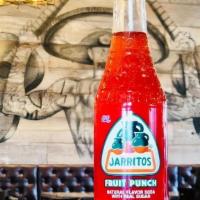 Jarritos Fruit Punch · Made with Jarritos' special blend of fruits and 100% real sugar. Bottle opener required to o...