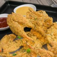 Fried Blue Crab · 2 Blue Crab Serve with 1 side